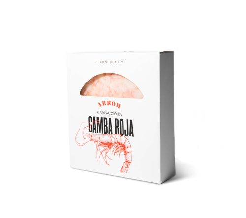 Carpaccio de gamba roja (10 x 75 g)